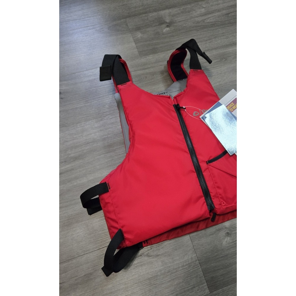 Onyx Universal Paddle Life Jacket / Vest PFD, Adult M/L, RED(121900-100-004-17) - Picture 4 of 12
